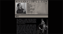 Desktop Screenshot of mikeanklewicz.com